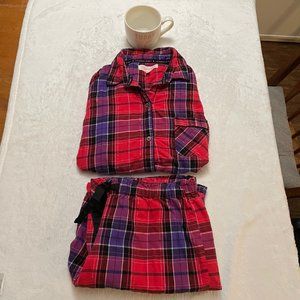 Victoria's Secret Plaid Pajama Set
